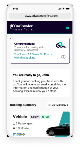 Booking confirmed