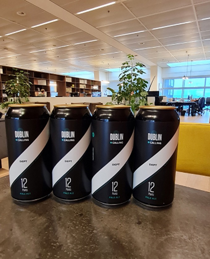 Four cans in the DEPT Rotterdam office